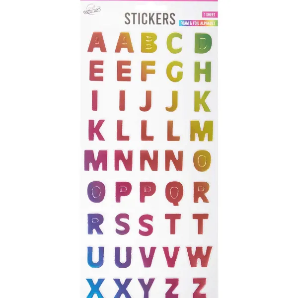 Disney Alfabetstickers Meerkleurig Clearance