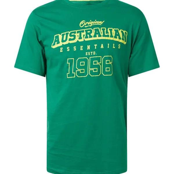 Australian T-Shirt Blauw,Groen,Zwart Shop