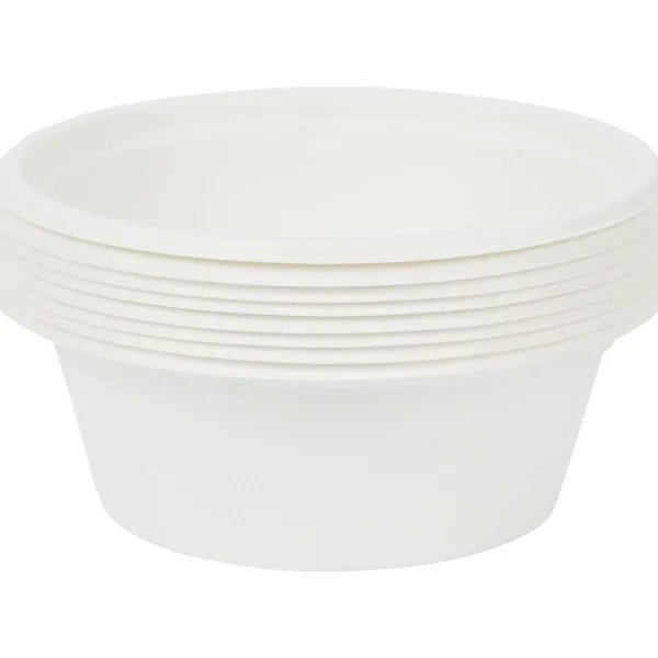 Merk Bagasse Kommen Wit Clearance