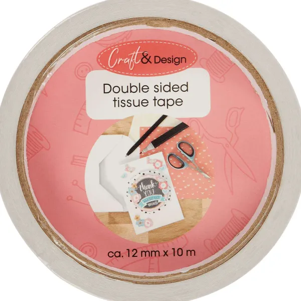 Disney Craft & Design Dubbelzijdig Tissuetape Wit Hot