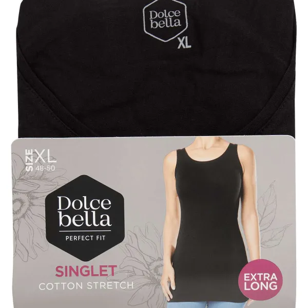 Dolce Bella Singlet Zwart Online