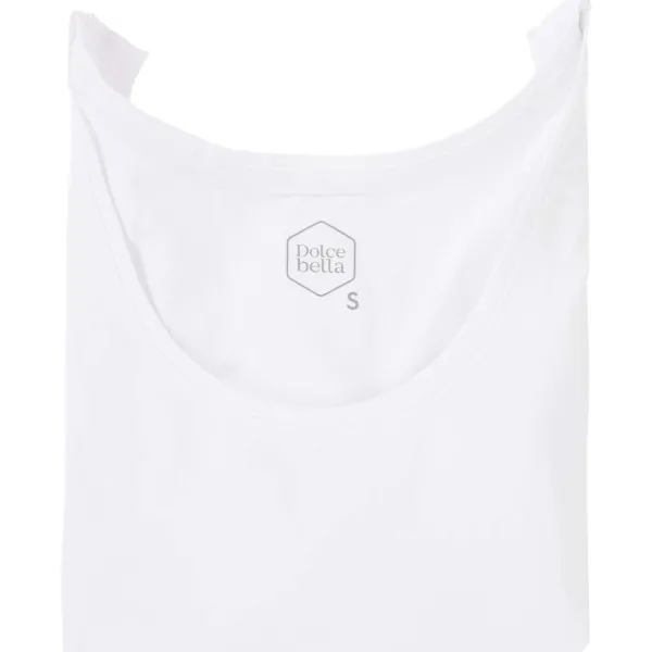 Dolce Bella Singlet Wit Cheap