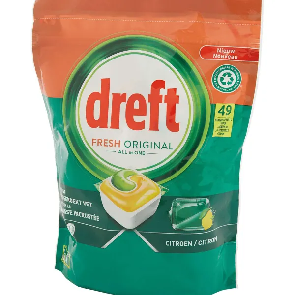 Dreft All-In-1 Vaatwastabletten Fresh Original Online