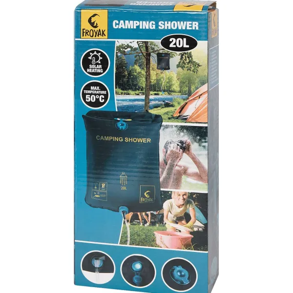 Froyak Campingdouche Zwart Hot