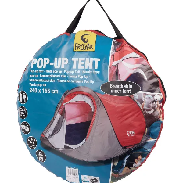 Froyak Pop-Up Tent Blauw,Rood Cheap