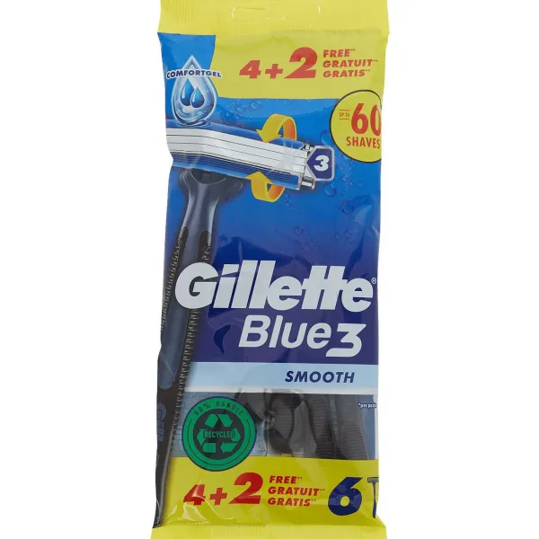 Gillette Blue3 Scheermesjes Smooth Hot