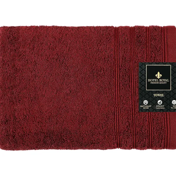 Hotel Royal Badlaken Burgundy Rood Flash Sale