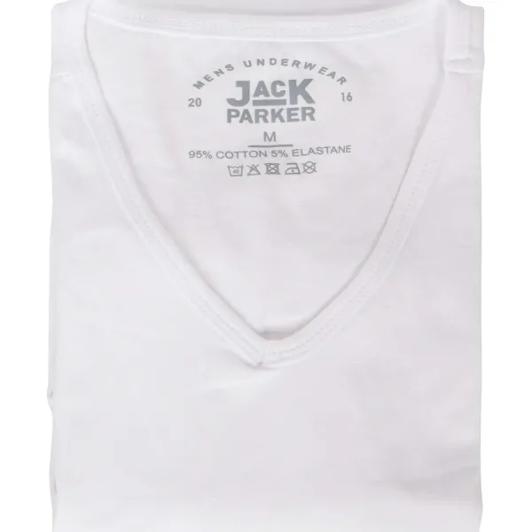 Jack Parker T-Shirt Wit Cheap