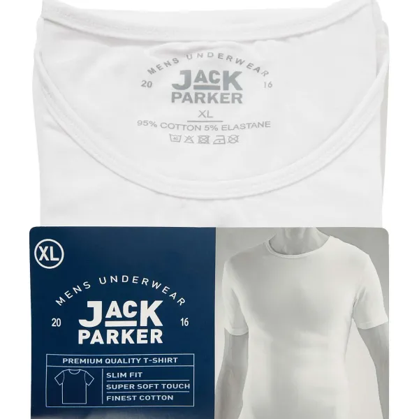 Jack Parker T-Shirt Wit Fashion