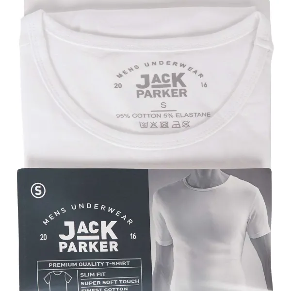 Jack Parker T-Shirt Wit Flash Sale