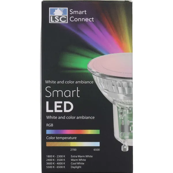 LSC Smart Connect Slimme Ledlamp Meerkleurig Discount