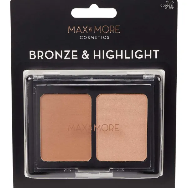 Max & More Bronzer + Highlighter Meerkleurig Discount