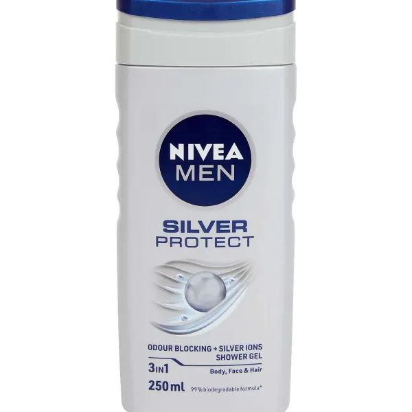 Nivea Men Douchegel Silver Protect Hot