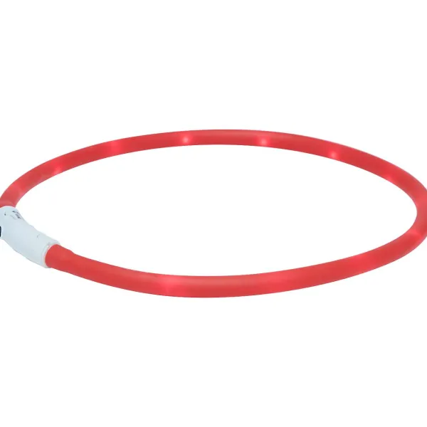 Merk Oplaadbare Led-Halsband Blauw,Rood Clearance