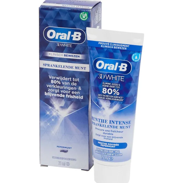 Oral-B 3D White Tandpasta Sprankelende Munt Outlet