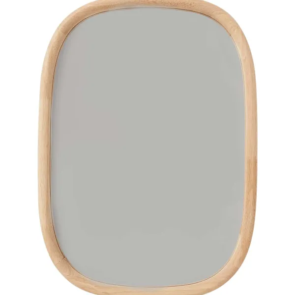 Merk Spiegel Met Houten Frame Beige,Bruin Discount