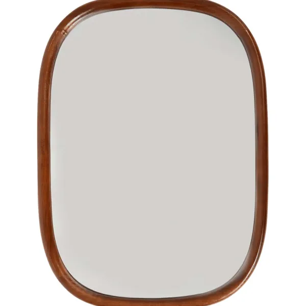 Merk Spiegel Met Houten Frame Beige,Bruin Discount