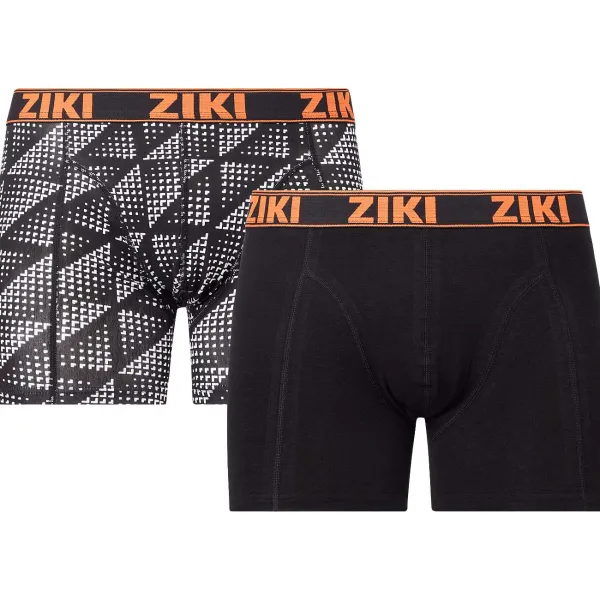 Ziki Boxershorts Blauw,Groen,Oranje,Print Hot