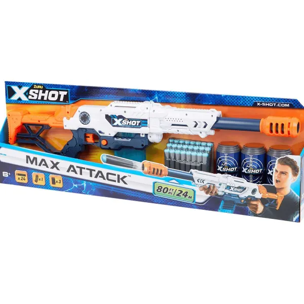 Zuru X-Shot Dartgeweer Max Attack Blauw,Wit Outlet